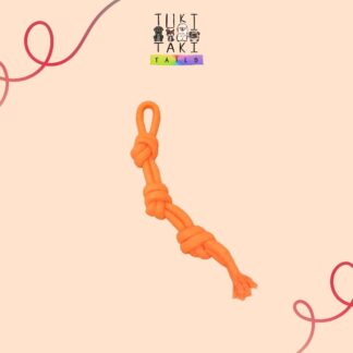 Orange Cotton Rope Toy