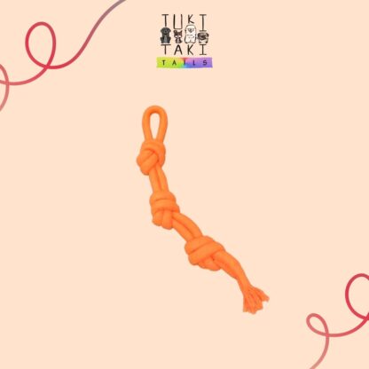 Orange Cotton Rope Toy