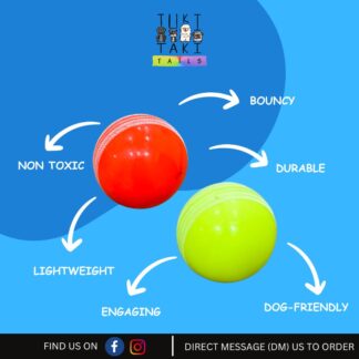 Bouncy Non Toxic Ball for Dogs & Puppies