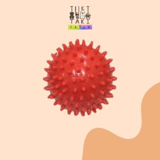 Red Spikey Ball for Dogs & Puppies