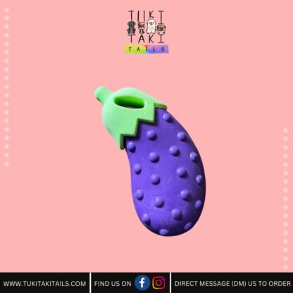 Eggplant chew toy for Dogs & Puppies