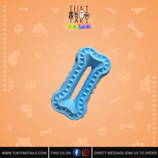 Blue bone shaped chew toy for Dogs & Puppies
