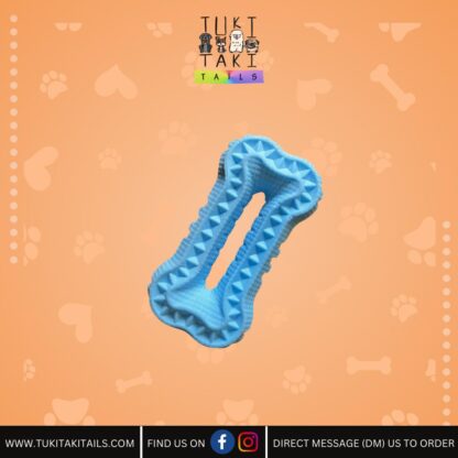 Blue bone shaped chew toy for Dogs & Puppies