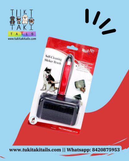 Dog Hair Brush with push auto cleaning - Image 2
