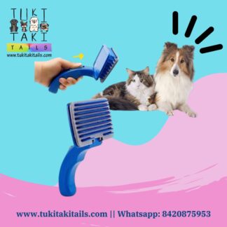 Self Cleaning Slicker brush for dog & Puppies (B)