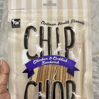 Chip Chop Treats for Dogs(chicken and codfish sandwich)